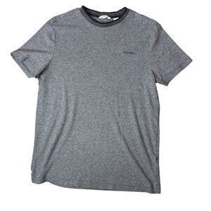 Calvin Klein Mens Crew Neck Tee Size Small Heather Gray